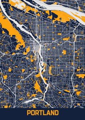 Portland City Map