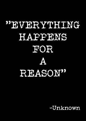 Everything happens quote