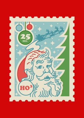 Santa Claus Stamp 
