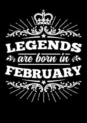 Legends Born in February