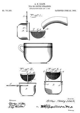 Tea strainer patent