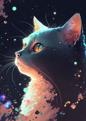 Cat in the stars