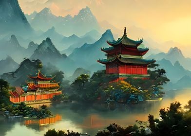 Chinese Vintage Landscapes