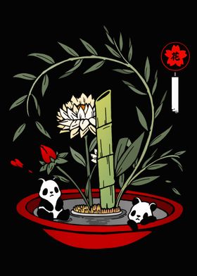 Ikebana Panda