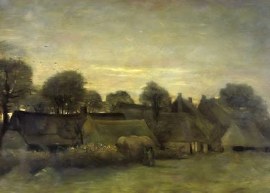 van Gogh Village at Sunset