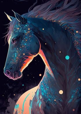 Horse in the stars