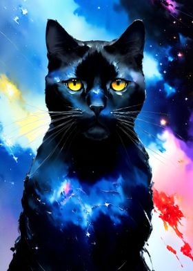 Cosmic Black Cat