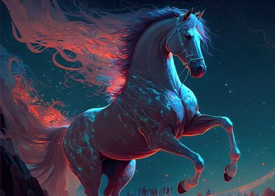 Horse in the stars