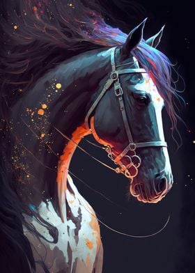 Horse in the stars