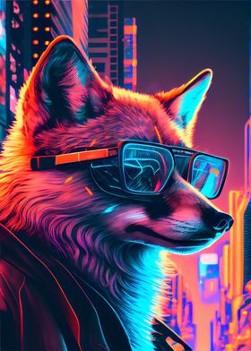 Cyberpunk Fox