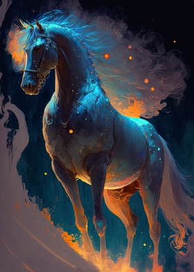 Horse in the stars