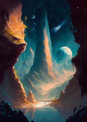 Fantasy Mountains