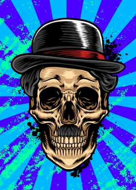 Sir Chaplin Skull Grunge