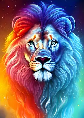 Psychedelic Lion Pride