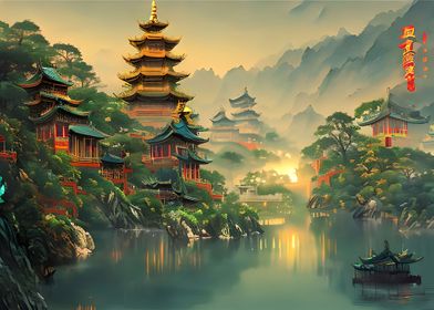 Chinese Palace Paintings