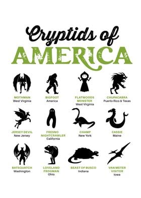 Vintage Cryptids America