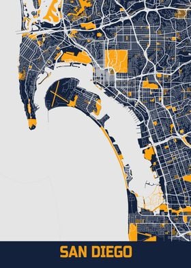 San Diego City Map