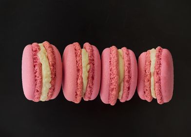 pink macaroons 