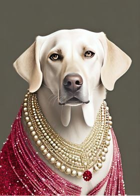 Portrait of labrador dog
