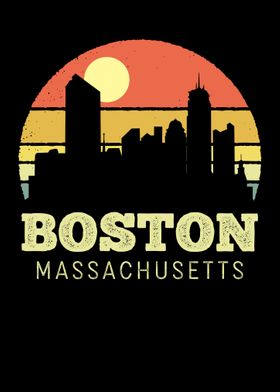Boston Vintage Sunset