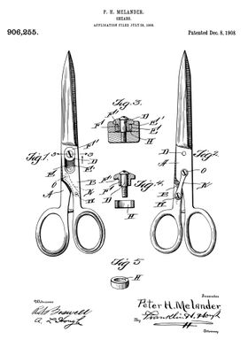 Shears patent 1908