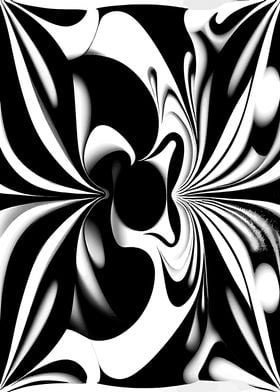 ABSTRACT ART B AND W