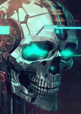 Cyber skull