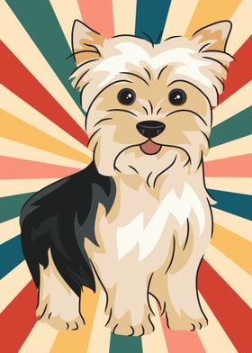 Cute Yorkshire Terrier Dog