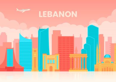 Lebanon Skyline 