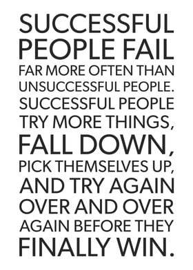 Successful People Fail