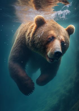 Underwater Bear