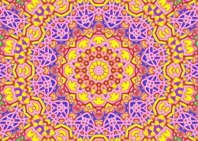 Rainbow Kaleidoscope 12