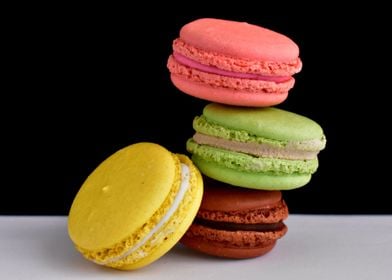 colorful macaroons 