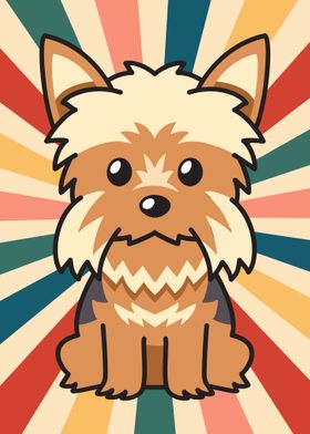 Cute Yorkshire Terrier Dog