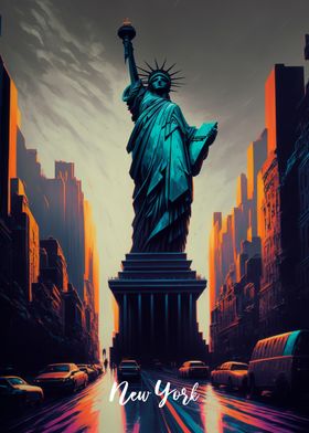 Artsy Statue Of Liberty 1