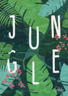 Jungle poster vintage