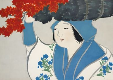 Ukiyo e Japanese Woman