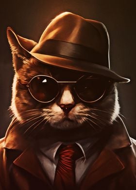 Detective Cat