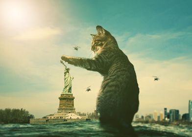 Statue of Liberty Big Cat