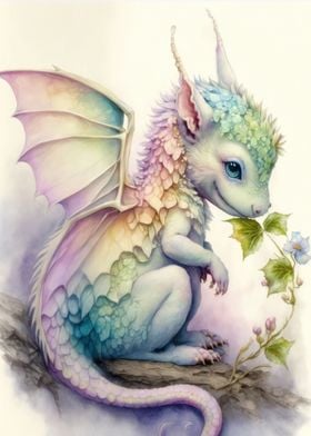 Adorable little dragon