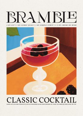Bramble Classic Cocktail