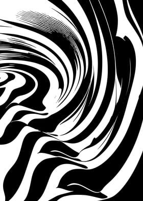 ABSTRACT ART B AND W