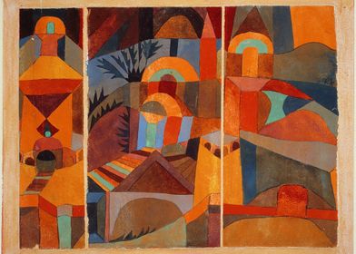 Temple Gardens 1920 Klee