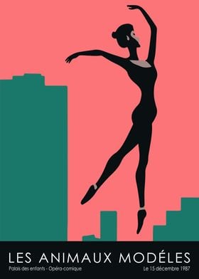 Minimal ballet poster