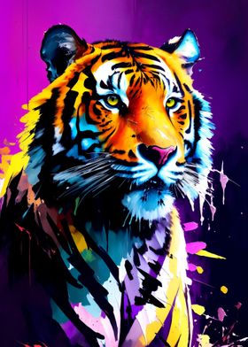 Abstract Tiger