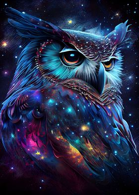 OWL with Galaxy Theme