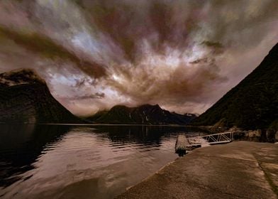 Saboe Norway Fjord Harbour