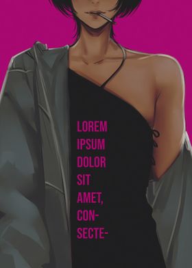 Girl Quote Lorem Ipsum Art