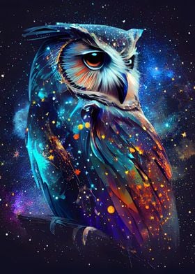 OWL with Galaxy Theme