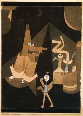 witch scene 1921 by Klee